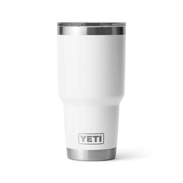 YETI RAMBLER 30 oz White BPA Free Tumbler with MagSlider Lid Big