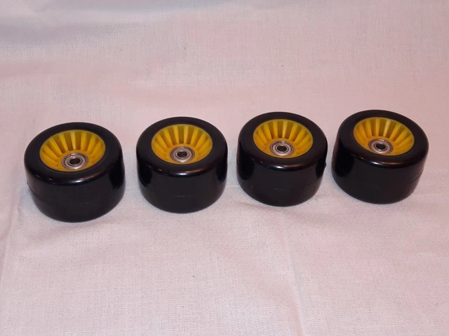 4 NEW WHEELS FUZION ASPHALT Trick scooter spencer hawk 4 wheels 3 1/8" x 2" 4 NEW WHEELS FUZION ASPHALT Trick scooter spencer hawk 4 wheels 3 1/8" x 2"