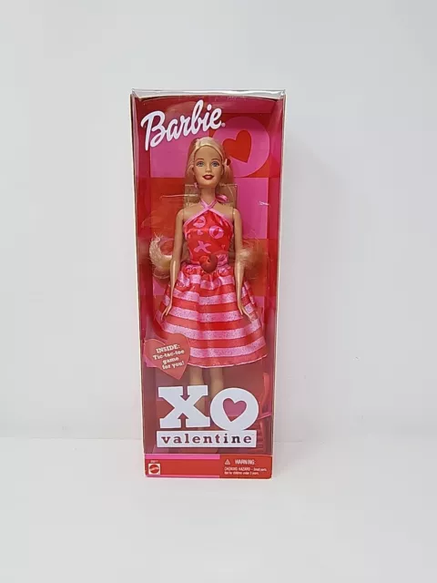 2002 XO Valentine Barbie Mattel 55517 NEW