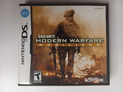 Call of Duty: Modern Warfare - Mobilized (Nintendo DS, 2009) Complete w/ Manual