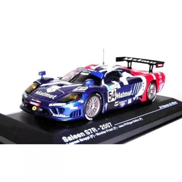 Saleen S7R Groppi Prost 2007 24 Stunden Le Mans 1:43 Ixo Altaya Diecast