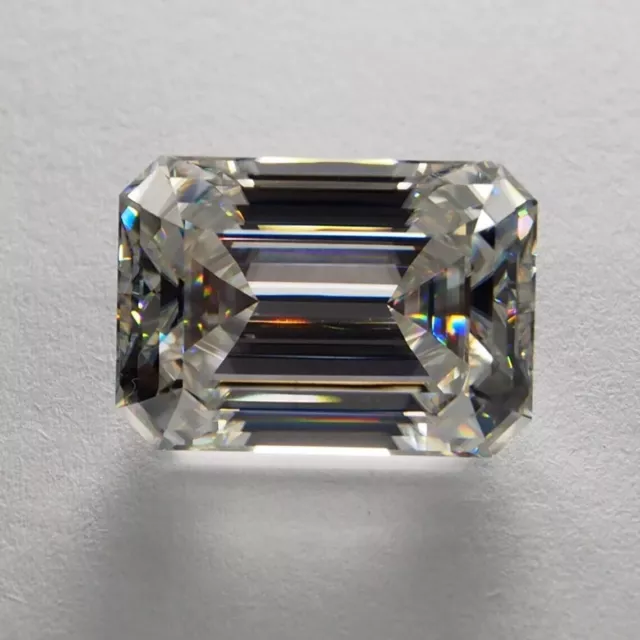 Natural Diamond Emerald Cut 1 Ct to 5 ct D Grade CERTIFIED VVS1 +1 Free Gift