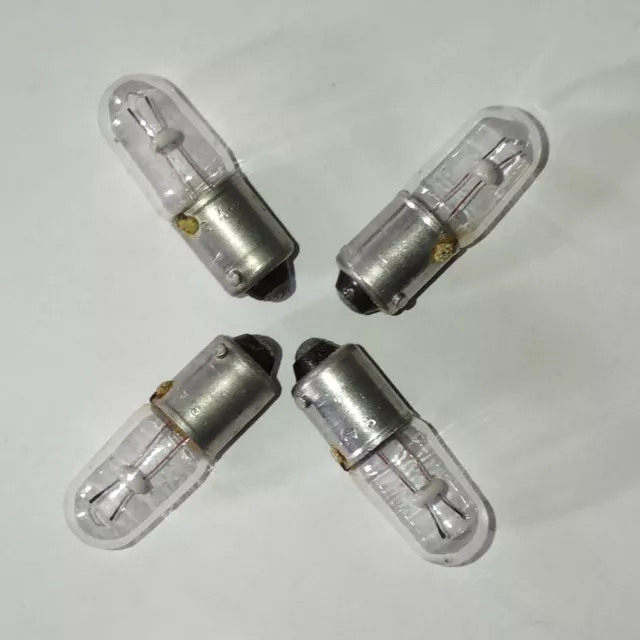 Lampe cadran / Ampoule   6.3 v 0.15 A   8 v  0.16 A  GE 1847  Lot 4 pcs    I1h2