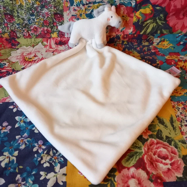 TU UNICORN COMFORTER Baby Soft Toy Blankie Blanket Sainsburys £6.00