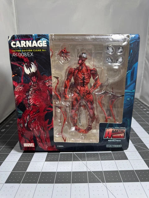 Amazing Yamaguchi Revoltech a No. 008 Carnage PVC Action Figure NEW W/BOX | UK