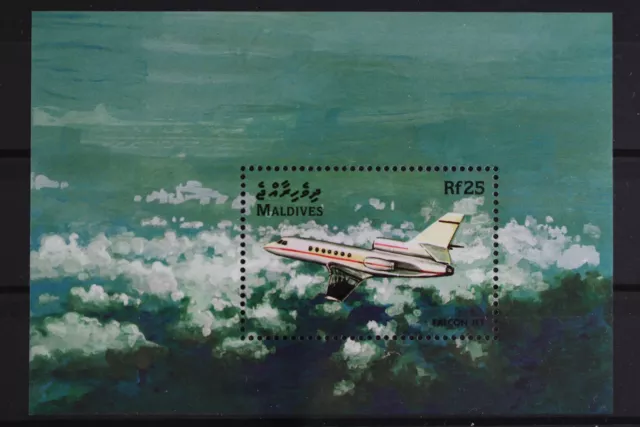 Malediven, Flugzeuge, MiNr. Block 411, postfrisch - 630365