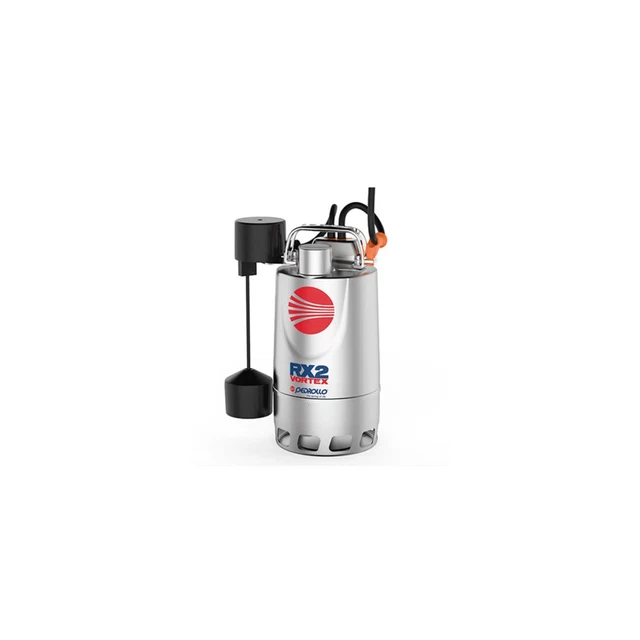 Pompa Sommergibile Pedrollo RX M Vortex GM 220V - Per Acque Reflue, Portata 6 M³/h - Foto 2