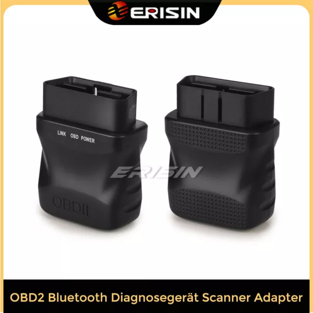 V1.5 Mini OBD2 Bluetooth Diagnosegerät Scanner OBD-II Adapter für Android iOS