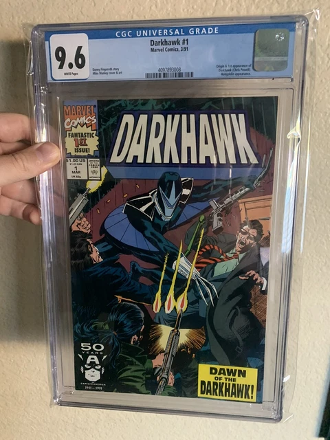 Darkhawk #1 CGC 9.6 WP Marvel 1991 Origin 1st appearance of Darkhawk MCU KEY
