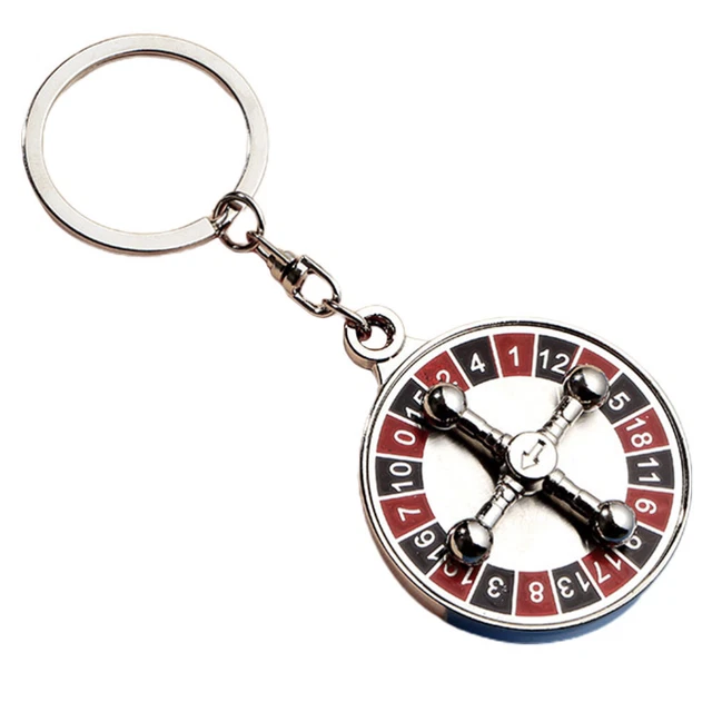 Key Backpack Keychain Pendant Roulettes Purse Charms for Purse Bag