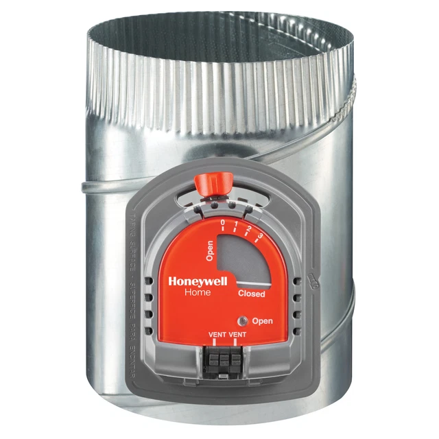 Honeywell Home EARD6TZ Silver/Grey 6" Round Fresh Air Damper