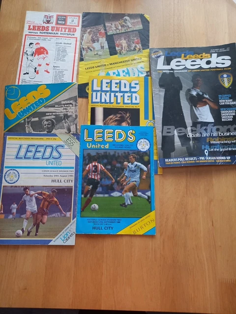 JOBLOT LEEDS UNITED Football Programmes Collectable £2.50 - PicClick UK