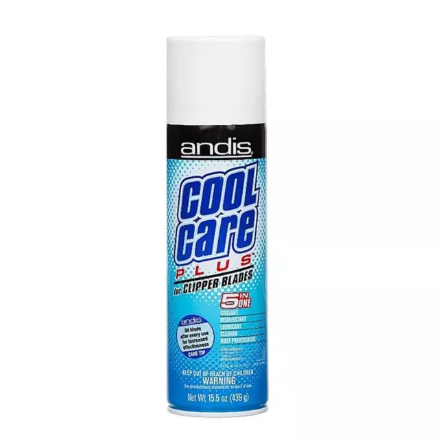 2x Andis COOL CARE PLUS for clipper blades 5 IN ONE