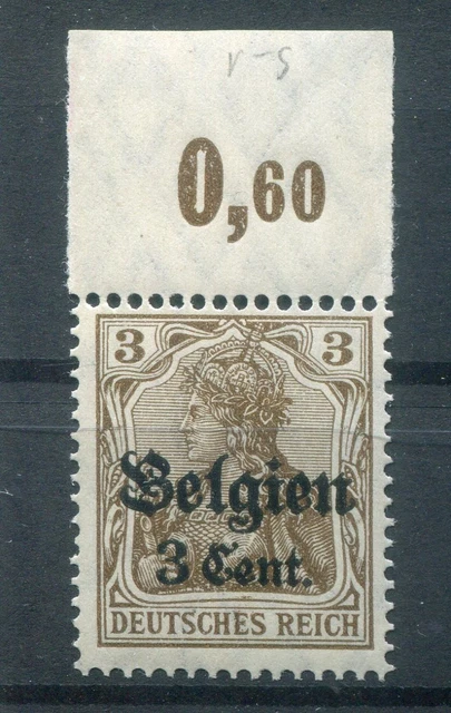 Belgique 11aI Por Bordure Supérieure Neuf (78409