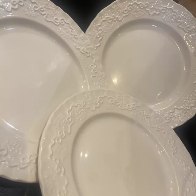 3 x Ralph Lauren Claire dinner plates