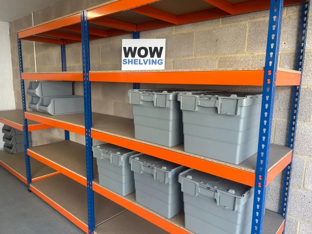 WOW400KG WAREHOUSE RACKING Shelving Extra Heavy Duty Storage Garage ...