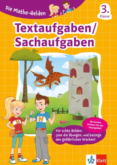 Klett Die Mathe-Helden Textaufgaben 3. Klasse: Mathematik Grundschule