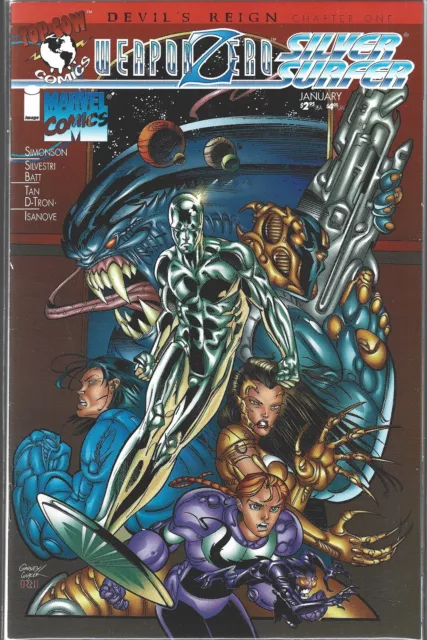 Devil's Reign Chapter One #1 Weapon Zero Silver Surfer (Vf/Nm Image Marvel Comic
