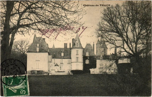 CPA Chateau de TRACY Nievre (100478)