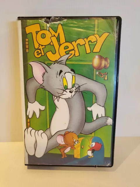 Cassette vintage VHS Tom et Jerry le bébé pivert