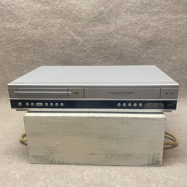 PHILIPS DVD VHS VCR Combo Player Recorder DVP3340V TESTED EUC SEE