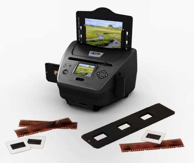 4 in 1 FILM SCANNER FOR PHOTOS SLIDES NEGATIVES AND NAME CARDS