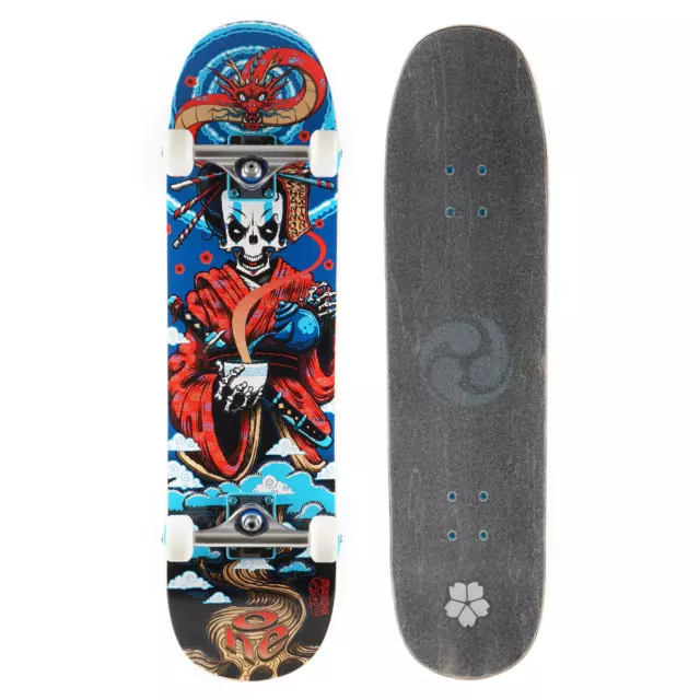 One Skateboards 8.25" Sexton Geisha Samurai Pro Complete Independent Bones Reds
