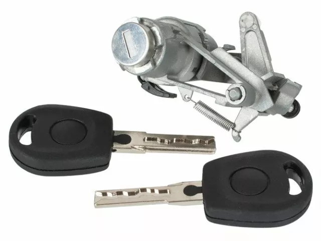 Serrure de Porte Arrière Château Hayon 2x Clé pour VW GOLF IV Lupo Seat Arosa