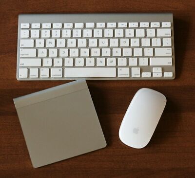 BIANCO 2.4Ghz Wireless Mini White Tastiera e Mouse Set Per 2008 i Mac Imac 