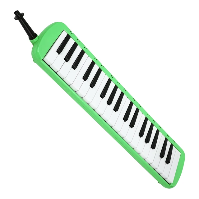 (GREEN)37 KEYS MELODICA Air Piano Keyboard Wind Musical Instrument For