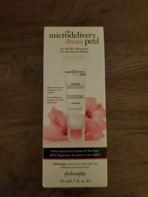 Philosophy - MicroDelivery Dream Peel - 1,7 oz / 50 ml - Nuevo en caja - Hecho en EE. UU.