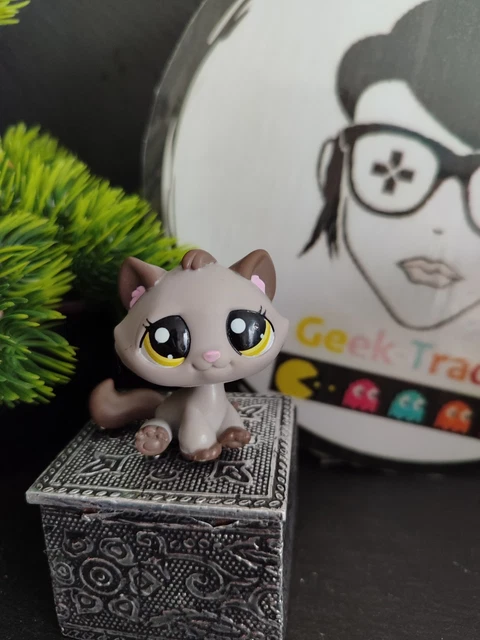 Figurine Littlest Pet Shop - Chat Persan N°878 - Hasbro (occasion)
