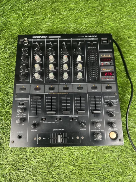 Pioneer DJM-500 Professional DJ Mixer Model 4-Channel Mixer Pioneer DJM-500 Professional DJ Mixer Model 4-Channel Mixer