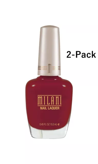 2-Pack Milani Ongle Laque 0.45 Fl OZ - 48A Ny Apple Rouge