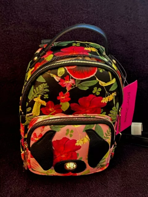 Betsey Johnson Backpack Purse | eBay