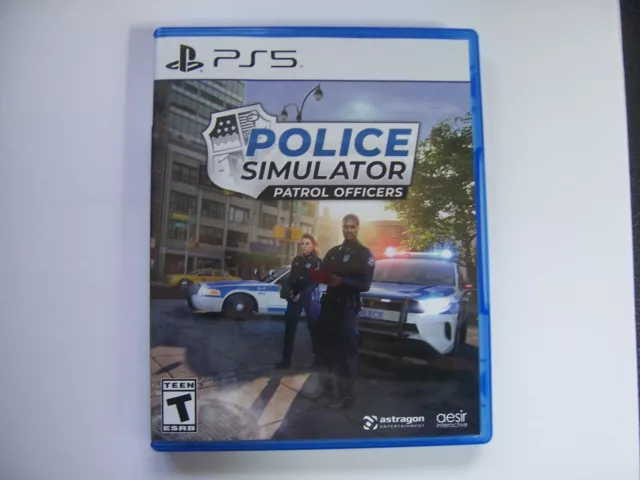 Replacement Box Case ONLY - POLICE SIMULATOR - Sony PlayStation 5 PS5 AUTHENTIC