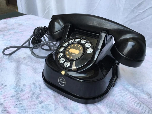 Bell  Telephone RTT 56 A - Telefono Vintage Funzionante - Colore Nero