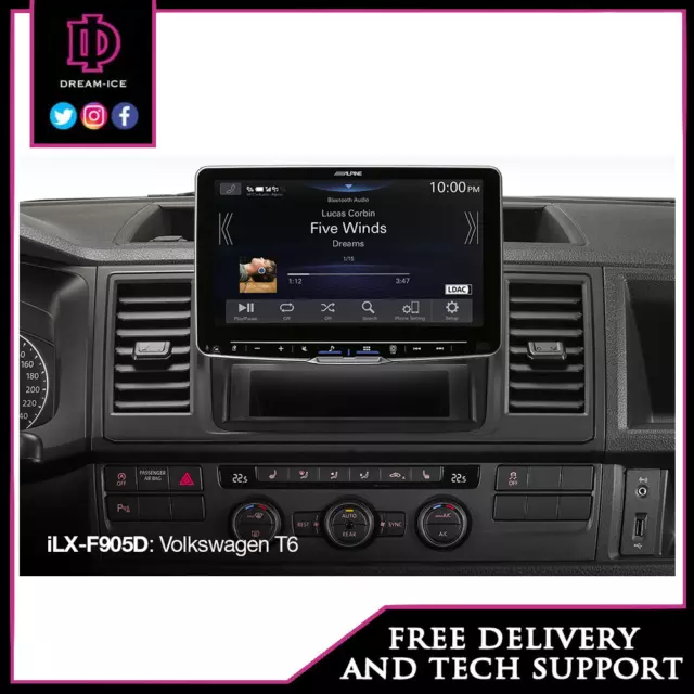 Alpine ILX-F905D HALO 9 DAB BLUETOOTH APFEL CARPLAY ANDROID AUTO 9" FLOATING 2