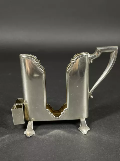 Antique Unusual Webster Sterling Cigarette And Matches Holder