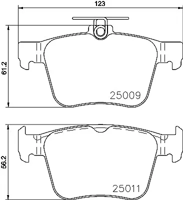 MINTEX MDB3101 Brake Pad Set, disc brake for AUDI,AUDI (FAW),CUPRA,SEAT,SKODA,SK