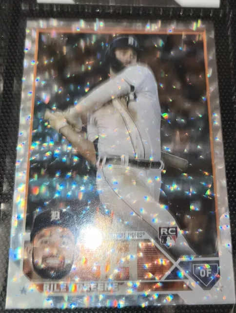 2023 Topps Series 1 RILEY GREENE Collectors Super Box Silver Foil Board RC #31