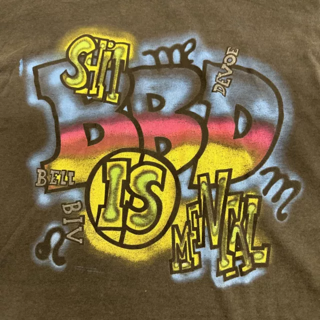 Rare Vintage Bell Biv Devoe Mental Tour Shirt L Rap Hip Hop Single Stitch Promo