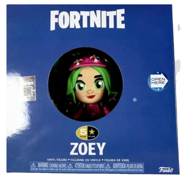 Funko 5 Star Zoey FORTNITE Vinyl Bobble Head Figure Viewing Window Box ....