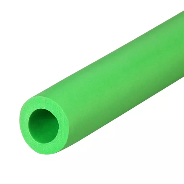 Foam Grip Tubing Handle Grips 18mm ID 30mm OD 6.6ft Green for Tools Handle