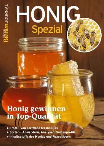 Bienenjournal Spezial - Honig, Sonderheft 60 Seiten, Zeitschrift Honig