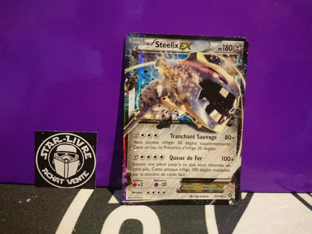 Pokemon Card - Steelix EX 57/114 - Ultra Rare - XY Offensive Steam 180PV