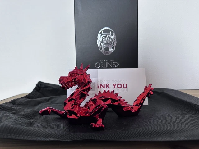 Statue T-Rex Spirit (Red Edition) – Richard Orlinski – Résine – édition Limitée Neuve