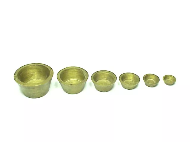 6 Troy Oz. NESTING BRASS WEIGHTS