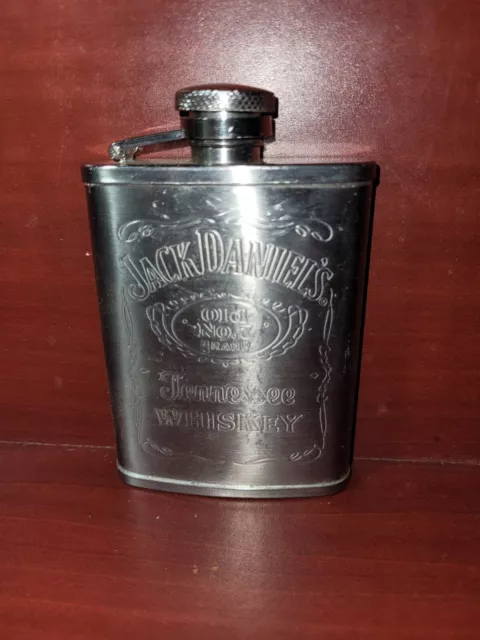 Jack Daniels Old No.7 Stainless Steel 7 oz Flask