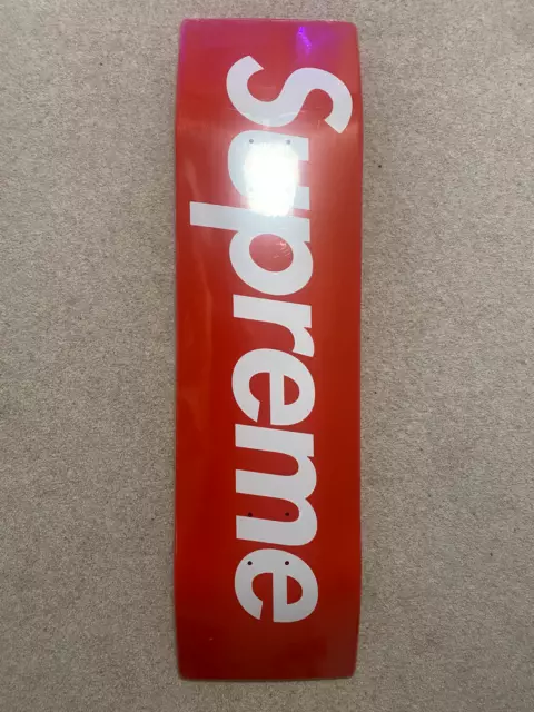 SUPREME BOX LOGO Skateboard Deck - Uncut Red - Sealed - SS22 